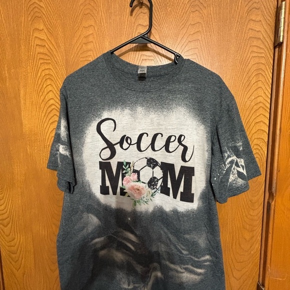 Gildan Soccer Mom Graphic Tee - Dark Gray - Picture 2 of 6